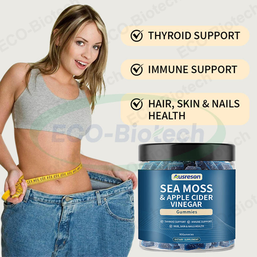 Organic Sea Moss apple Cider Vinegar Gummies OEM supplement