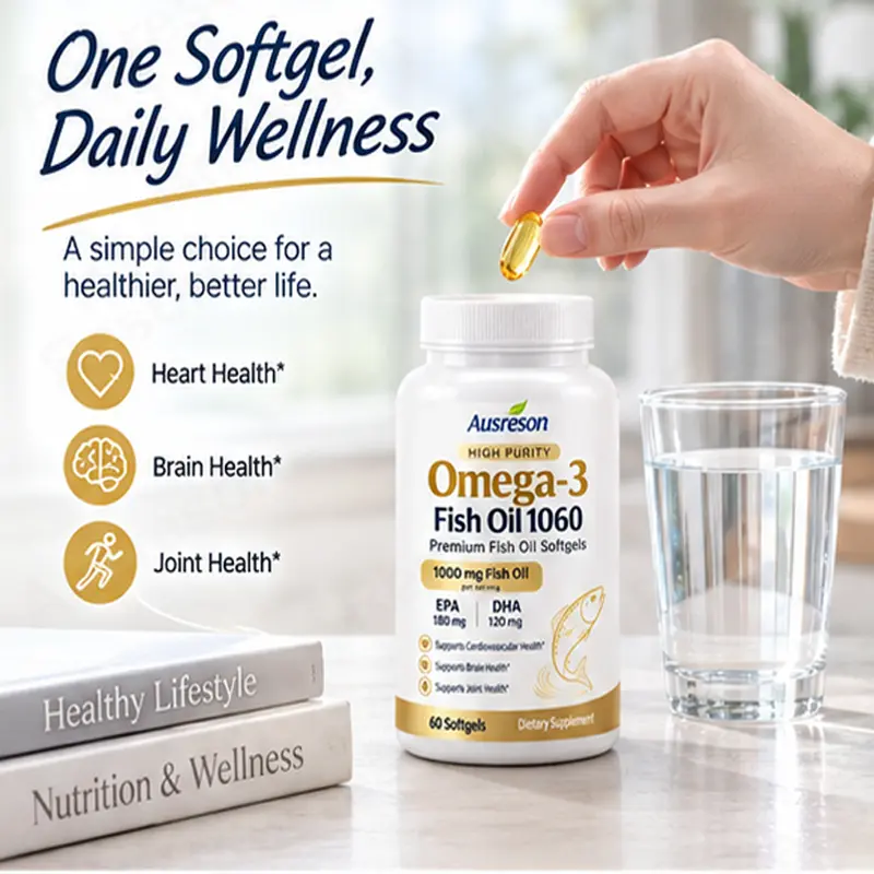 Omega 3 Fish Oil softgels high potency EPA DHA Manufacturer