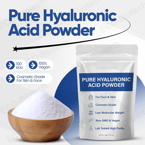 Pure Hyaluronic Acid HA Powder Supplement for skin | Reson