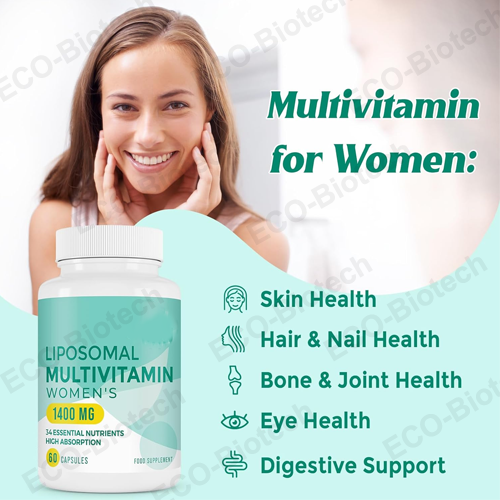 Multivitamin capsules with Liposomal manufacturer GMP