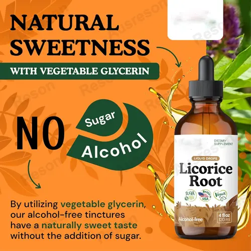 Licorice Root Extract Liquid Drops GMP factory