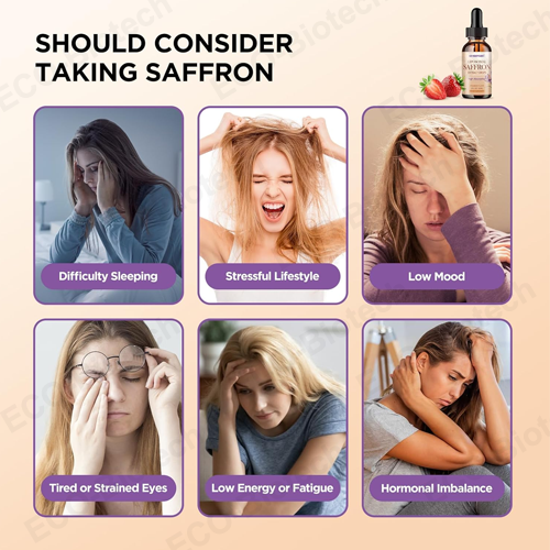 Liposomal Saffron Drops Mood & Nootropic Supplement Manufacturing
