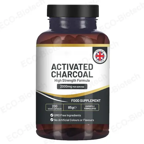 Activated Charcoal Capsules | Best for Gas & Bloating | Reson