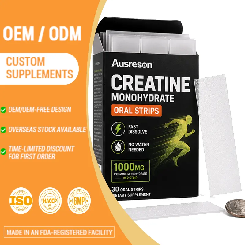 Sublingual Creatine Oral Strips Private label Manufacturer