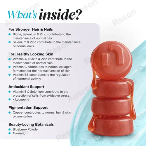 Hair Skin and Nails Gummies GMP certification | Reson