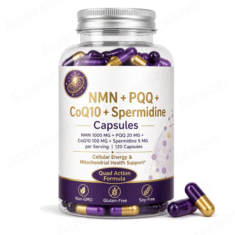 NMN PQQ Coenzyme Q10 Spermidine capsules supplement supplier