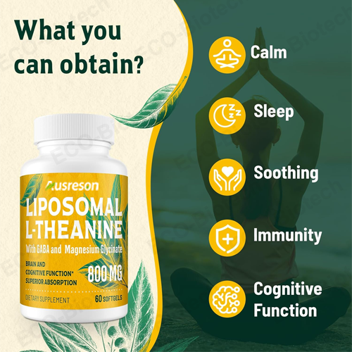 Liposomal L-Theanine softgels with GABA | Sleep and Relaxation | Reson