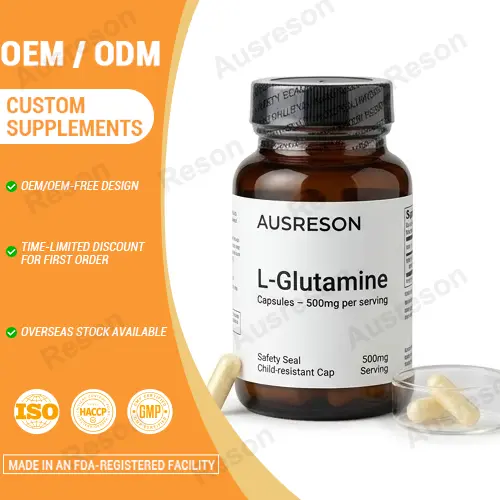 L-Glutamine capsules for gut health | OEM Manufacturer