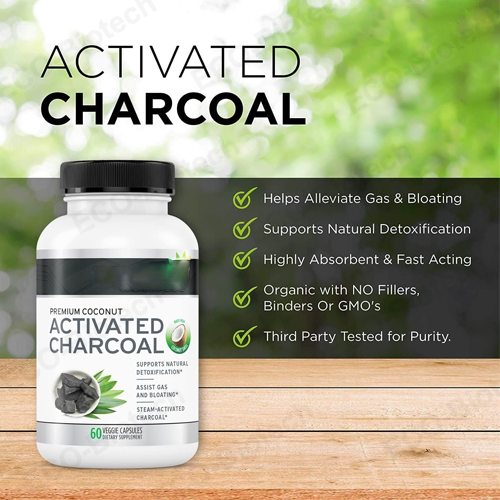 Charcoal Capsules | bloating and gas relief | Reson