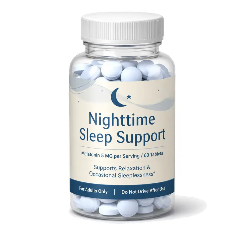 Melatonin Tablets sleep support supplement bulk supplier