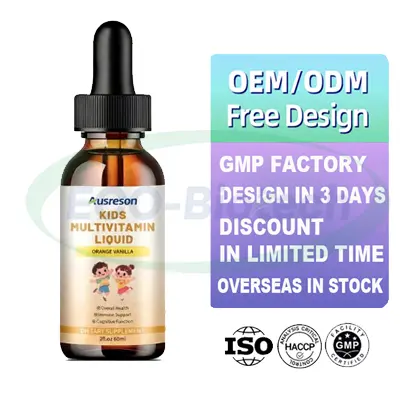 Kids Multivitamin Liquid drops high Bioavailability Manufacturer