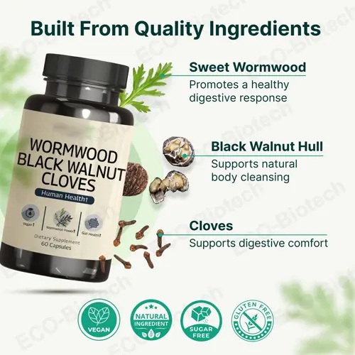 Wormwood Black Walnut Clove Capsules | Reson