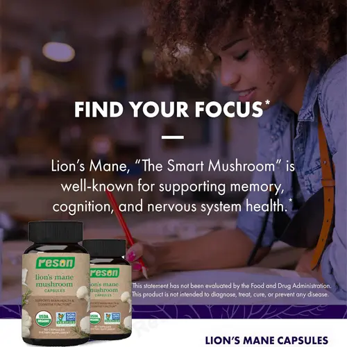Lions Mane mushroom capsules Brain Health Manufacturer