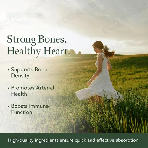 High-absorption vitamin d3 k2 (MK-7) drops for immune support