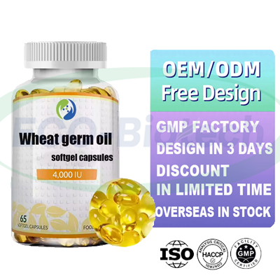 Organic Wheat Germ Oil Softgel Capsule oem supplier