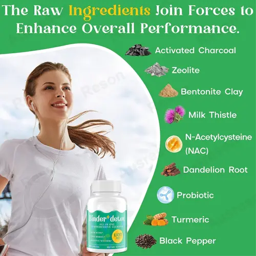 Detox Binder capsules:  Liver Gut Digestive Cleanse