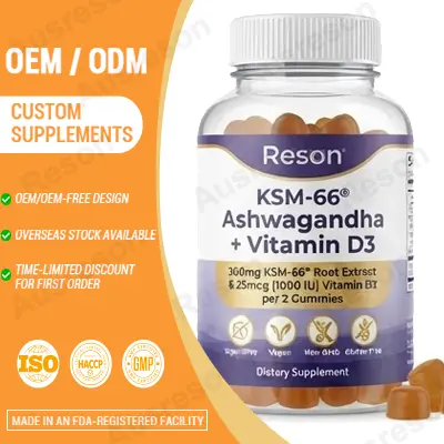 Ashwagandha and Vitamin D gummies bulk price supplier