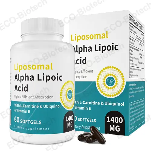 Liposomal Alpha Lipoic Acid ALA softgels OEM manufacturer