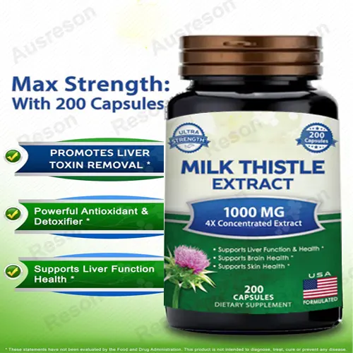 pure Milk Thistle Capsules supports liver health | Reson