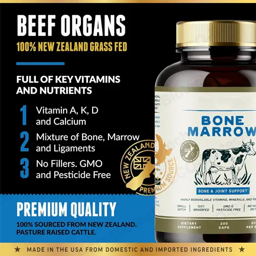 Grass Fed Beef Bone Marrow capsules supplier