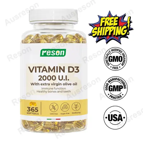 gluten-free Vitamin D3 softgels for Immune Support