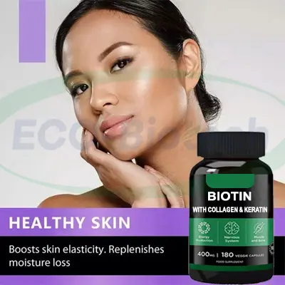 10000mcg Biotin Capsules for Hair skin, nails supplier | Reson
