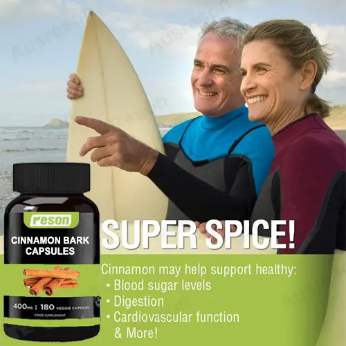 Cinnamon Bark capsules Supplements Non-GMO | Reson