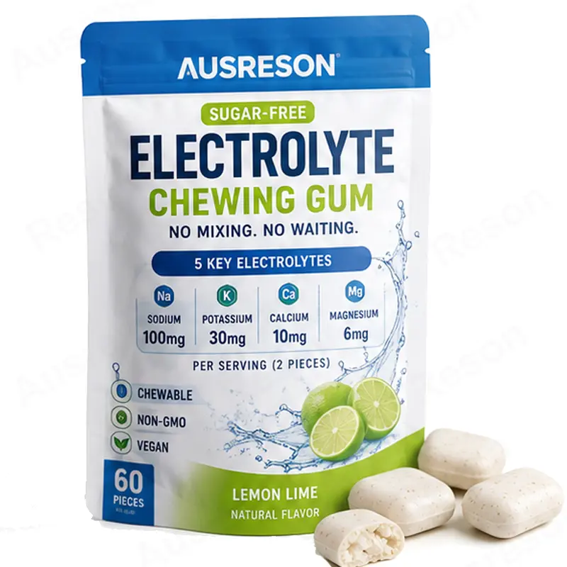 Sugar-free Electrolyte Chewing Gum OEM Manufacturer