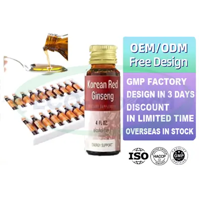Ginseng Liquid Drops Standardized Extract | OEM Manufacturer