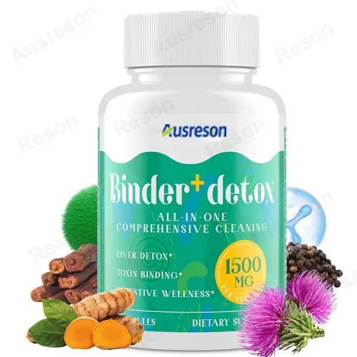 Detox Binder capsules:  Liver Gut Digestive Cleanse