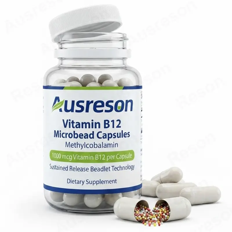 Vegan Vitamin B12 microbead capsules OEM Manufacturer