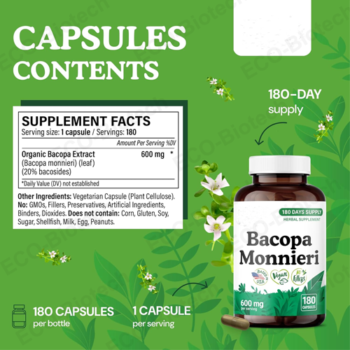 Bacopa Monnieri Capsules | Nootropic supplement | Reson