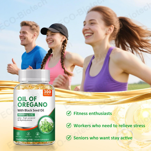 Wild Oregano Oil Softgels capsules with Black Seed Oil | Reson