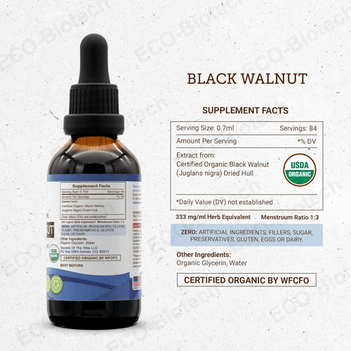 Organic Black Walnut Hull Liquid Extract | immune support | Reson