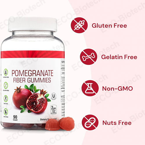 Pomegranate fiber gummies | gut health supplement | Reson