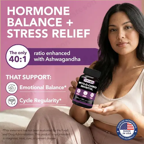 40 : 1 Myo-D-Chiro Inositol capsules for PCOS | Reson