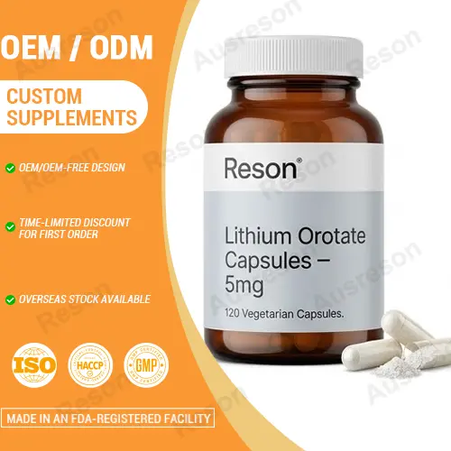 Lithium Orotate Capsules 5mg Elemental Brain Support | Supplier
