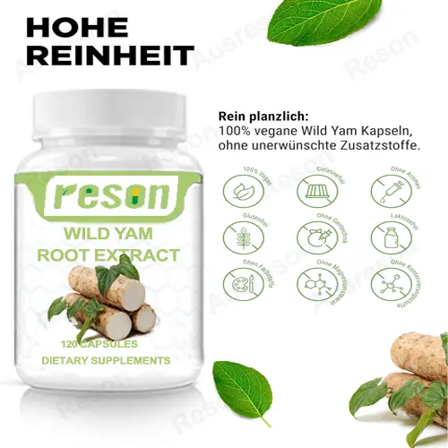 Wild Yam Root extract capsules GMP certification | Reson