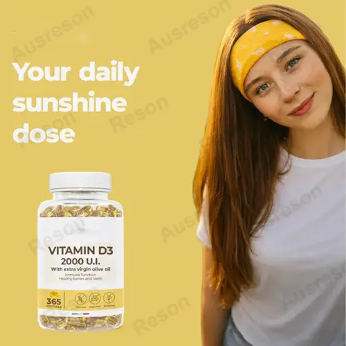 gluten-free Vitamin D3 softgels for Immune Support