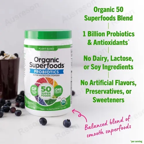 organic superfoods powder for skin and immunity