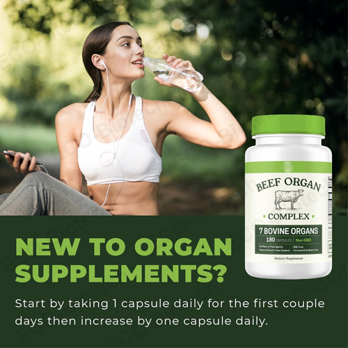 100% Beef Organ capsules | Liver, Heart, Kidney | Reson