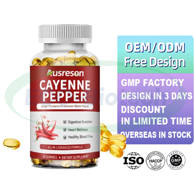 Cayenne Pepper Softgel supplement capsules Manufacturer
