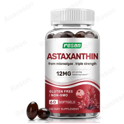 High bioavailability Astaxanthin softgels 12mg GMP