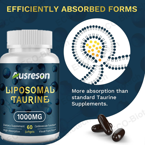 vegan liposomal taurine softgels supplement wholesale