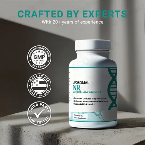 Liposomal Nicotinamide Riboside capsules NAD+ supplement