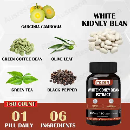 White Kidney Bean Extract capsules GMP certified factory