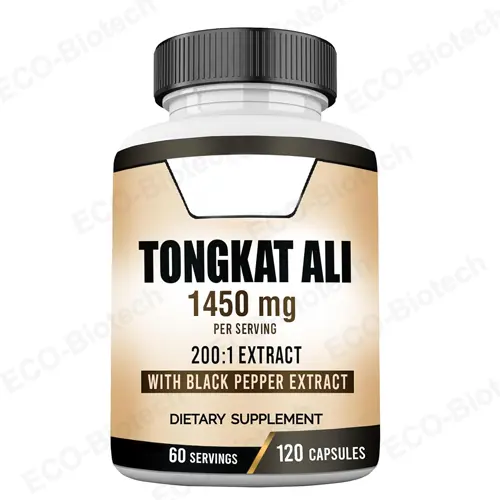 Tongkat Ali Extract capsules 200:1 for testosterone support