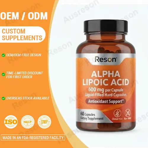 Alpha Lipoic Acid ALA capsules OEM Manufacturer
