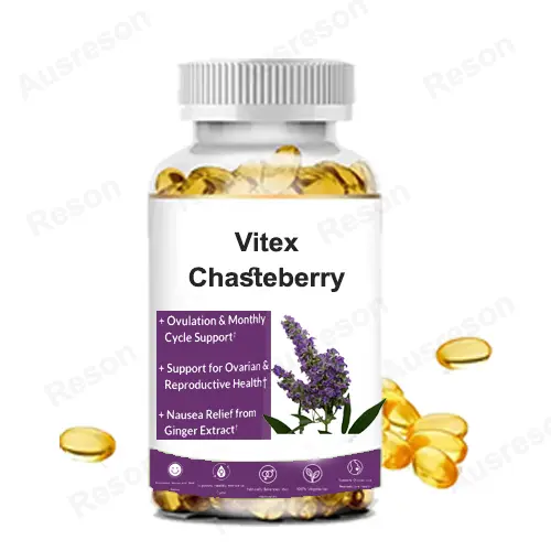 Vitex Berry Softgels for hormonal balance GMP factory | Reson