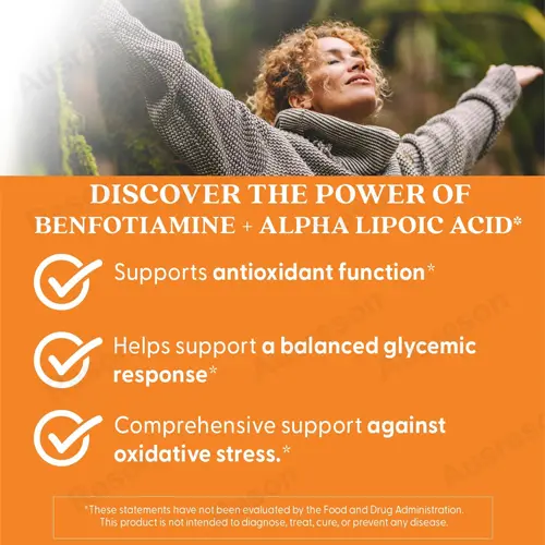 Vegan Benfotiamine & Alpha Lipoic Acid capsules | Reson